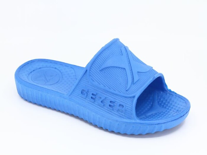 Gezer Merdane 12462.00 Yıldız Açık Eva Terlik Saks Mavi - Gezer