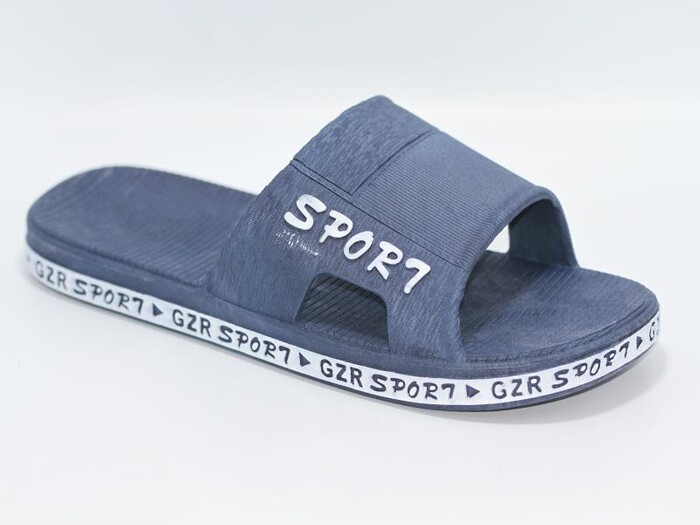 Gezer Merdane 12467.00 Airblow Sport Kaydırmaz Terlik Lacivert - Beyaz 