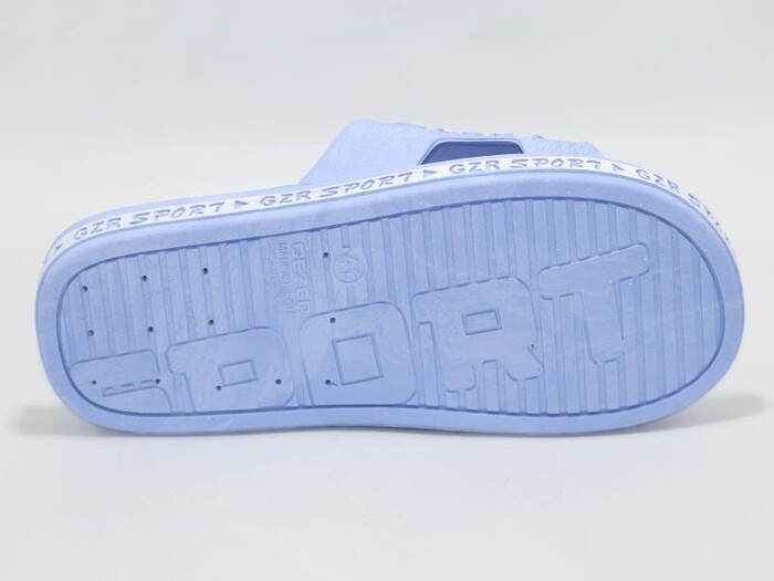 Gezer Merdane 12467.00 Airblow Sport Kaydırmaz Terlik Mavi - Beyaz - 4