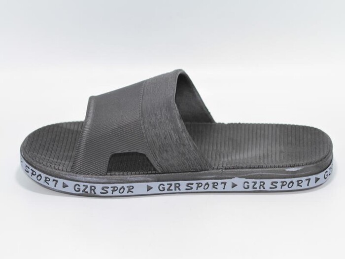 Gezer Merdane 12467.00 Airblow Sport Kaydırmaz Terlik Siyah - Gri - Gezer (1)