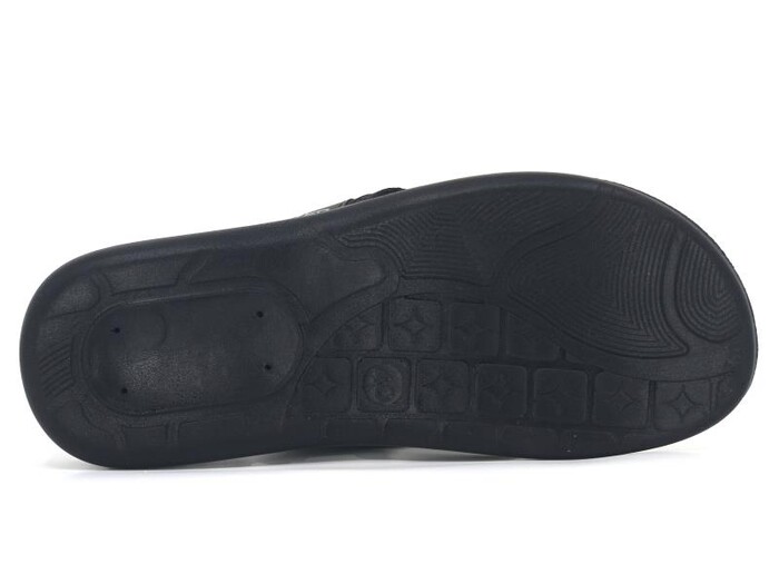 Gezer Merdane 12596.00 Ara Kat Parmak Arası Terlik Siyah - Kırmızı - 3