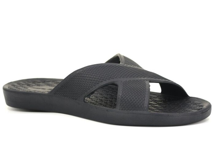 Gezer Merdane 12639.00 Çapraz Eva Terlik Siyah - Gezer