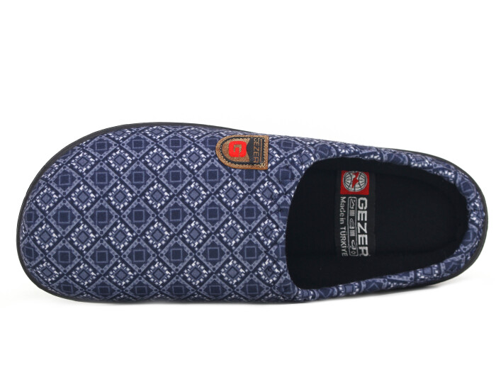 Gezer Merdane 12674.00 PVC Winter Ev Terliği Lacivert - Gezer (1)