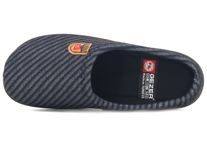 Gezer Merdane 12828.00 PVC Winter Kışlık Ev Terliği Siyah - 2