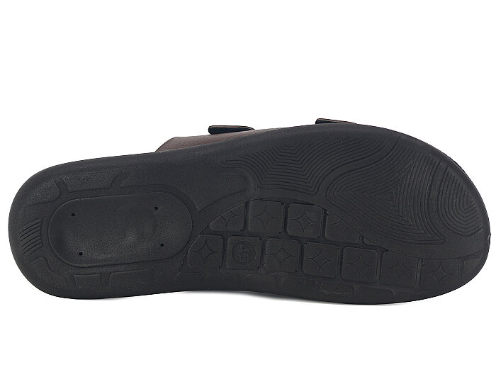 Gezer Merdane 13267.01 Çift Toka Günlük Terlik Kahve - 3