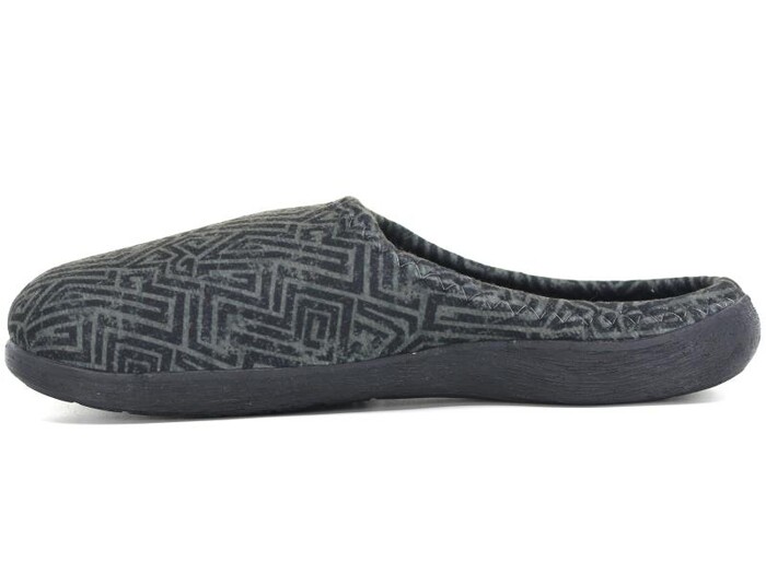 Gezer Merdane 13497.00 PVC Winter Kışlık Ev Terliği Gri - 4