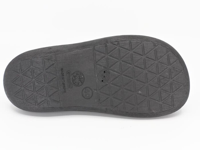 Gezer Merdane 13504.00 PVC Winter Kışlık Ev Terliği Siyah - 3