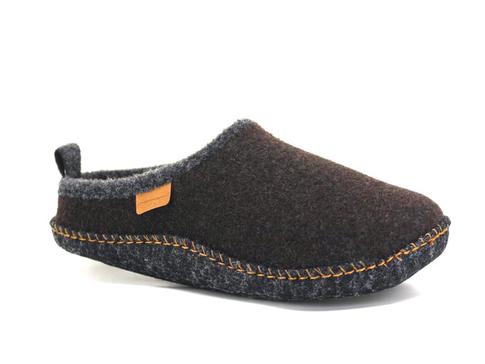 Gezer Merdane 13653.00 Keçeli Gondol Kutulu Ev Terliği Kahve - Gezer