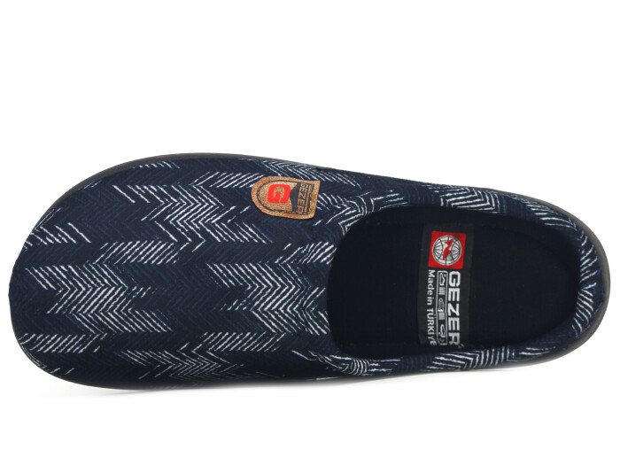 Gezer Merdane 13702.00 PVC Winter Kışlık Ev Terliği Lacivert - 2