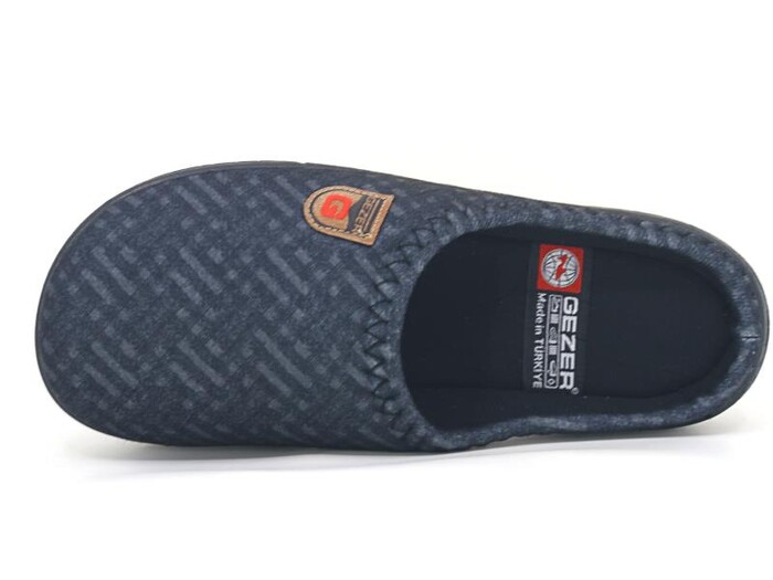 Gezer Merdane 13704.00 PVC Winter Kışlık Ev Terliği Siyah - 2