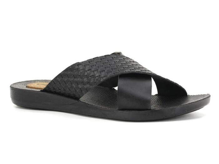 Gezer Merdane 13753.01 Çapraz Günlük Terlik Siyah 