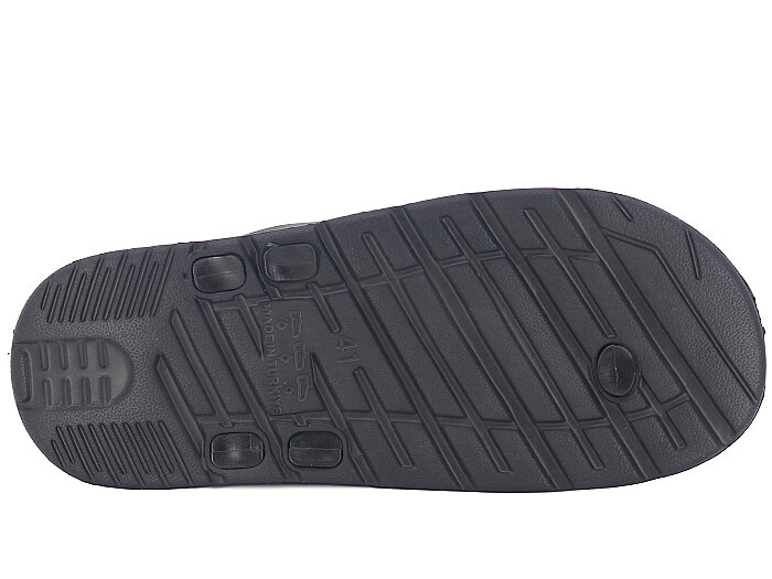 Gezer Merdane 14182.00 Eva Masajlı Parmak Arası Terlik Siyah - Kırmızı - 3