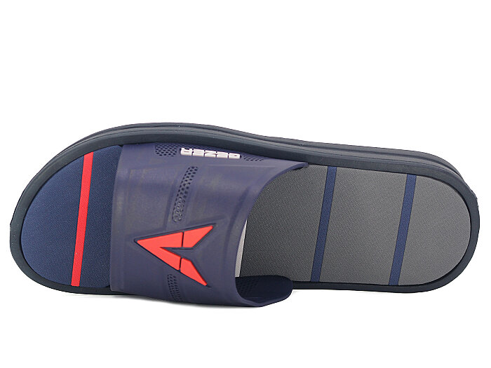 Gezer Merdane 14183.00 Koleksiyon Lux Eva Terlik Lacivert - Kırmızı - Beyaz - 2