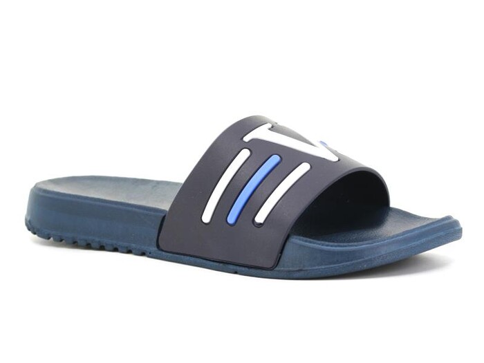 Gezer Merdane 14198.00 Koleksiyon Lux Eva Terlik Lacivert - Mavi - Beyaz - Gezer