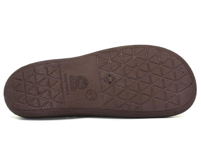 Gezer Merdane 14348.00 Winter PVC Gondol Kışlık Ev Terliği Kahve - 3