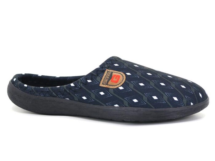 Gezer Merdane 14348.00 Winter PVC Gondol Kışlık Ev Terliği Siyah - Gezer