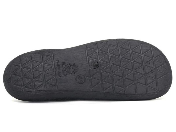 Gezer Merdane 14420.00 PVC Winter Kışlık Ev Terliği Siyah - 3
