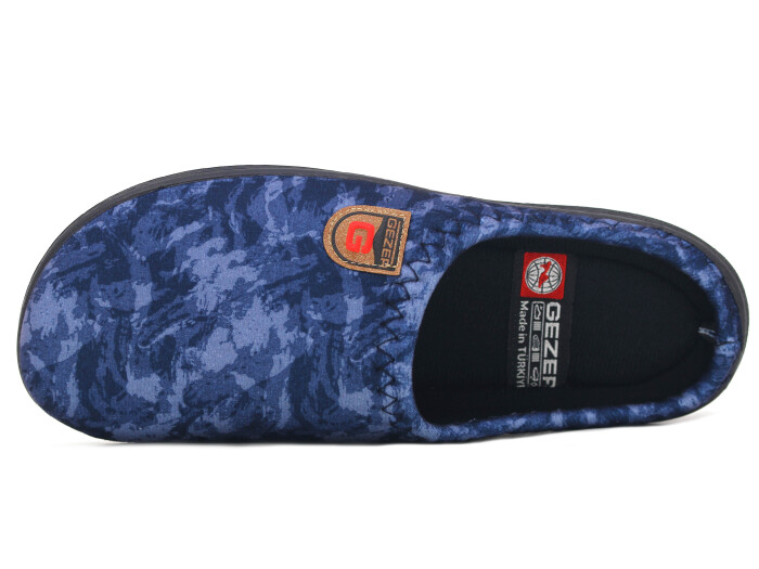 Gezer Merdane 15675.00 PVC Gondol Winter Kışlık Ev Terliği Lacivert - Gezer (1)