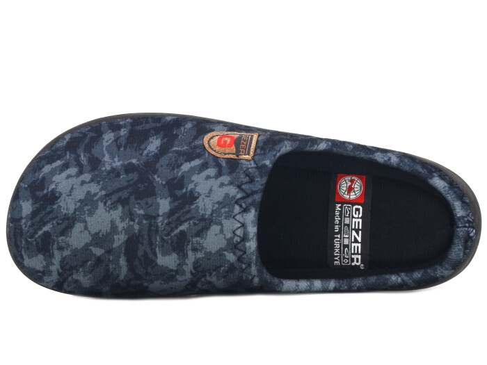 Gezer Merdane 15675.00 PVC Gondol Winter Kışlık Ev Terliği Siyah - Gezer (1)