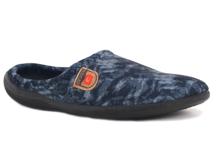 Gezer Merdane 15675.00 PVC Gondol Winter Kışlık Ev Terliği Siyah - Gezer