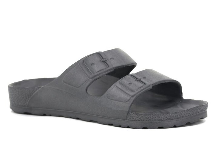 Gezer Merdane 14497.00 Çift Toka Eva Terlik Gri - Gezer