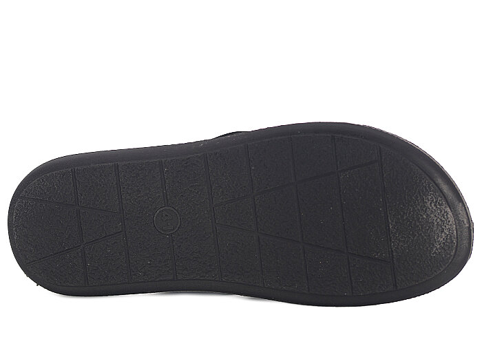 Gezer Merdane 14577.01 Çapraz Koleksiyon Günlük Terlik Siyah - 3