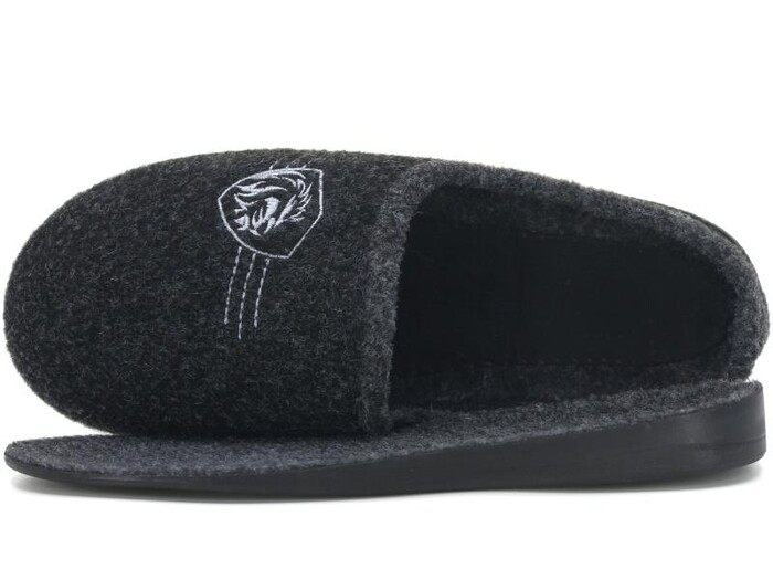 Gezer Merdane 14628.00 Gondol Keçeli İçi Çıkan PVC Ev Terliği Siyah - Gezer (1)