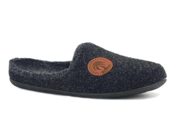 Gezer Merdane 14629.00 Gondol İçi Çıkan Ev Terliği Siyah - Gezer