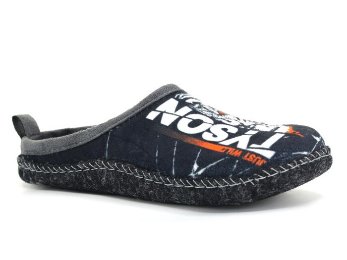 Gezer Merdane 14630.00 Keçeli Gondol Kutulu Ev Terliği Siyah - Gezer