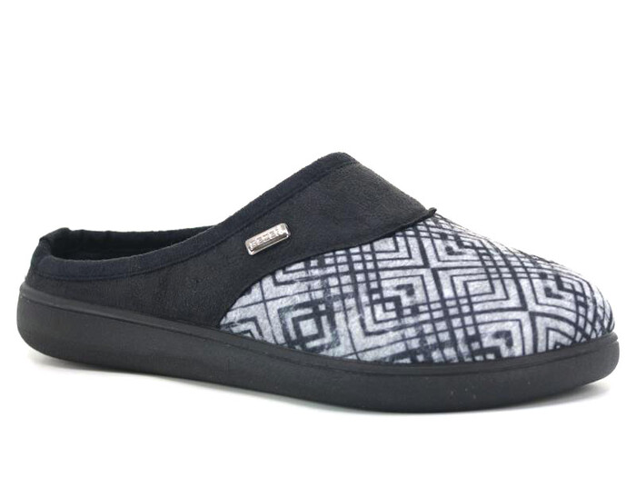 Gezer Merdane 14639.01 Gondol Ev Terliği Siyah - Gezer