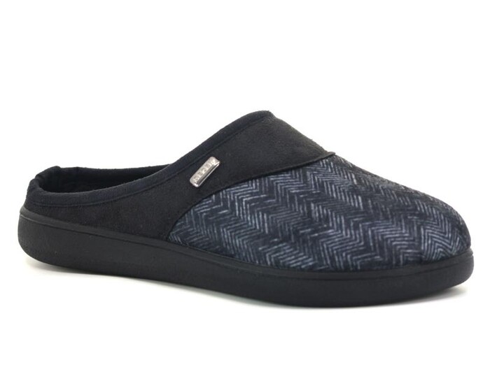 Gezer Merdane 14639.02 Gondol Ev Terliği Siyah - 1