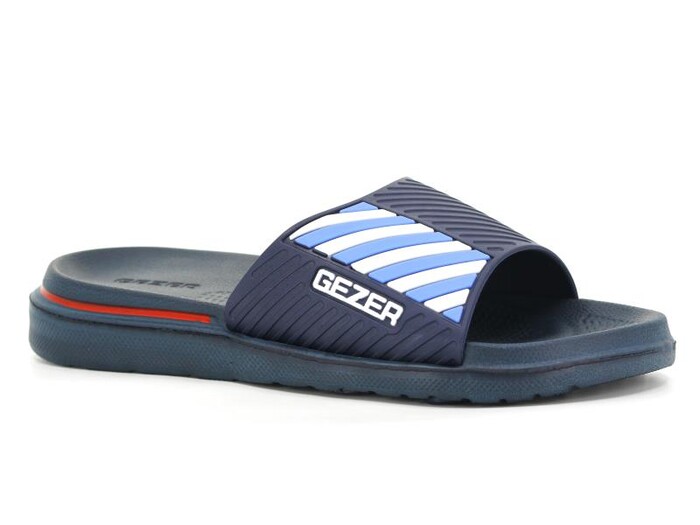 Gezer Merdane 14883.00 Koleksiyon Lux Eva Terlik Lacivert - Mavi - Beyaz - Gezer