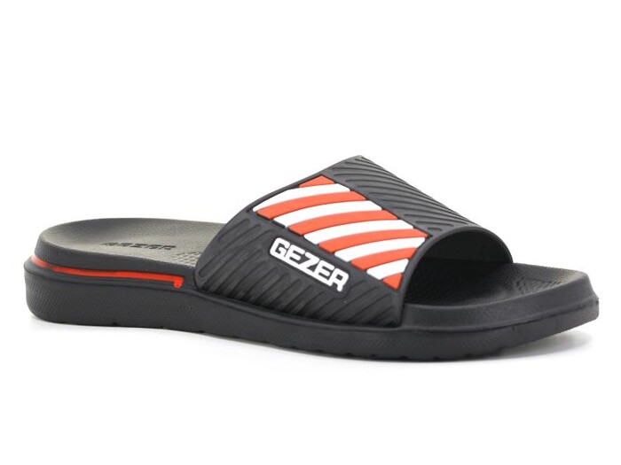 Gezer Merdane 14883.00 Koleksiyon Lux Eva Terlik Siyah - Kırmızı - Beyaz - 4