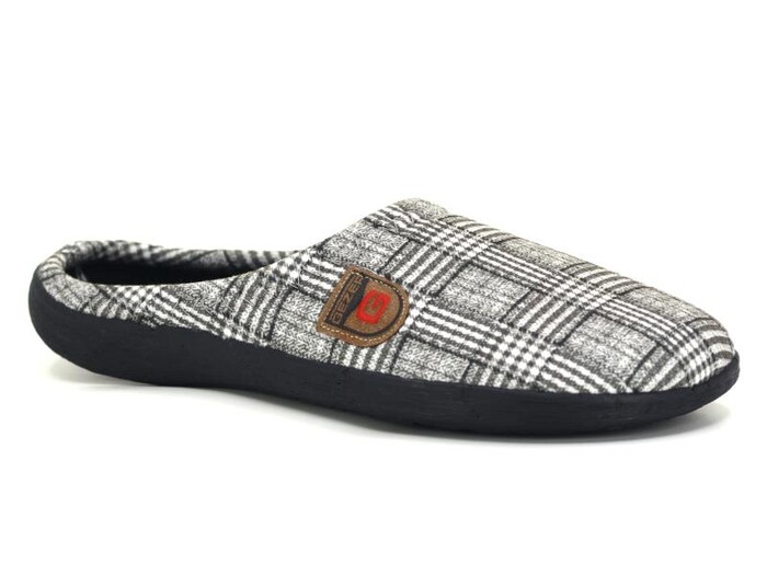 Gezer Merdane 15064.00 PVC Winter Gondol Kışlık Ev Terliği Gri - 1
