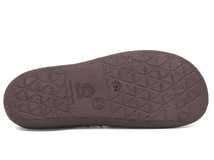 Gezer Merdane 15067.00 PVC Winter Gondol Kışlık Ev Terliği Kahve - 3