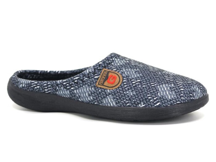 Gezer Merdane 15067.00 PVC Winter Gondol Kışlık Ev Terliği Siyah - Gezer