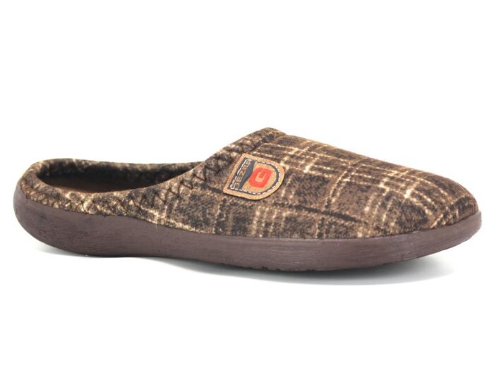 Gezer Merdane 15107.00 PVC Winter Gondol Kışlık Ev Terliği Kahve - Gezer