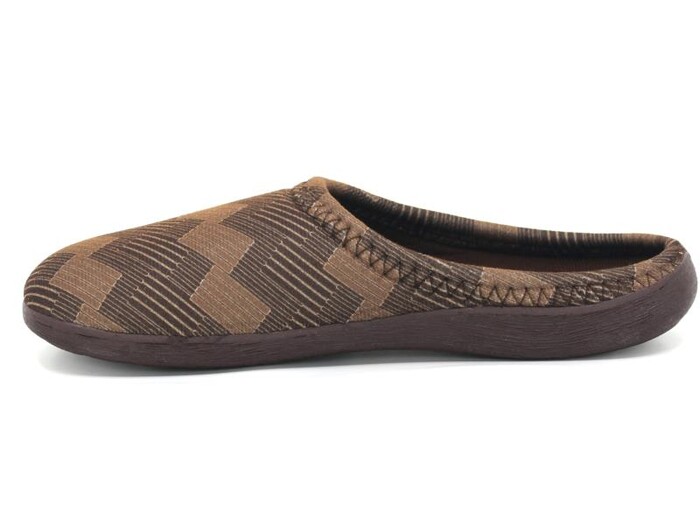 Gezer Merdane 15108.00 PVC Winter Gondol Kışlık Ev Terliği Kahve - Gezer (1)