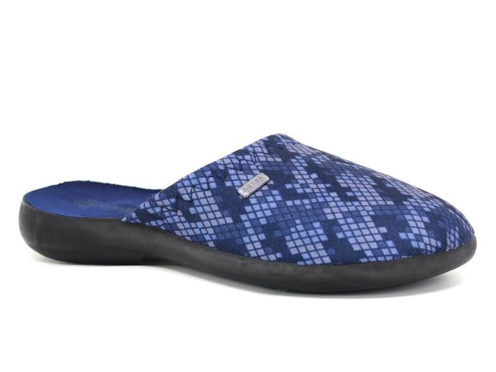 Gezer Merdane 15121.00 Traşlı Ev Terliği Lacivert - Gezer