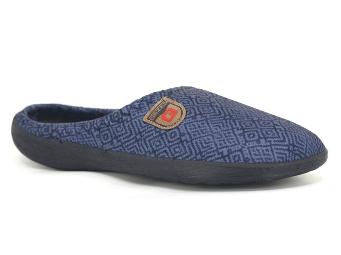 Gezer Merdane 15142.00 PVC Winter Gondol Kışlık Ev Terliği Lacivert - 1