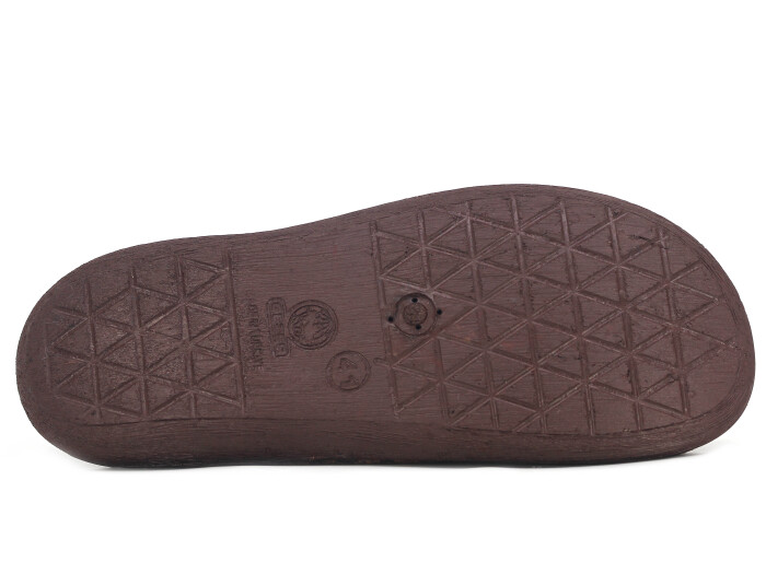 Gezer Merdane 15143.00 PVC Winter Gondol Kışlık Ev Terliği Kahve - 3