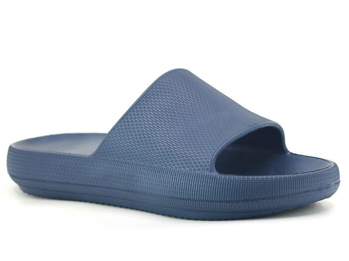 Gezer Merdane 15326.03 Havlu Lux Eva Terlik Lacivert - Gezer