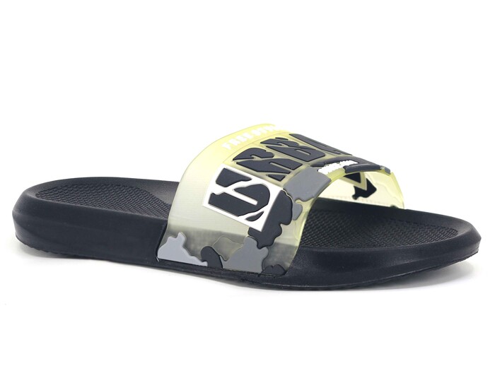 Gezer Merdane 15585.00 Düz Yüz Urban Günlük Terlik Şeffaf Siyah 