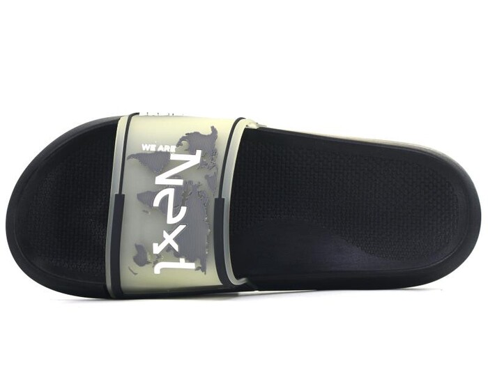 Gezer Merdane 15584.00 Düz Yüz Günlük Terlik Şeffaf Siyah - 2