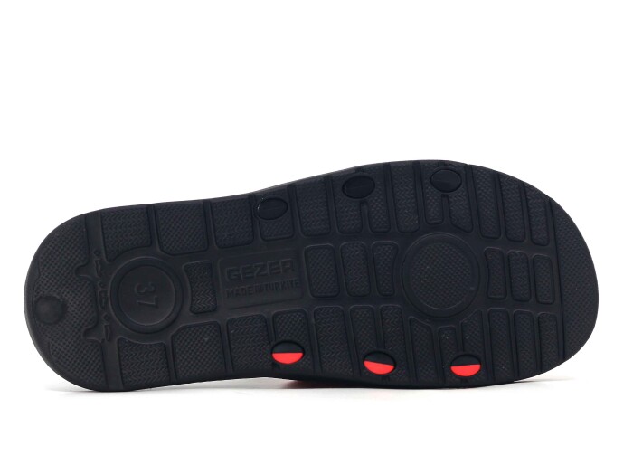 Gezer Merdane 15779.00 Koleksiyon Lux Eva Terlik Lacivert - Kırmızı - Beyaz - 3