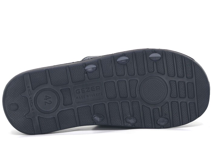 Gezer Merdane 15779.00 Koleksiyon Lux Eva Terlik Siyah - Gri - Beyaz - 3