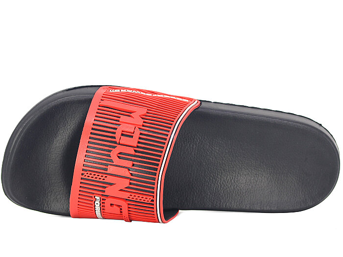 Gezer Merdane 15781.00 Düz Yüz Lux Eva Terlik Siyah - Kırmızı - Beyaz - 2