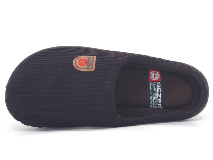 Gezer Merdane 15809.00 Gondol Fitilli Poli Ev Terliği Koyu Kahve - Gezer (1)