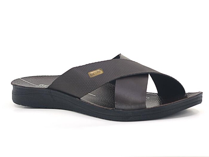 Gezer Merdane 15832.00 Çapraz Günlük Terlik Kahve - Gezer