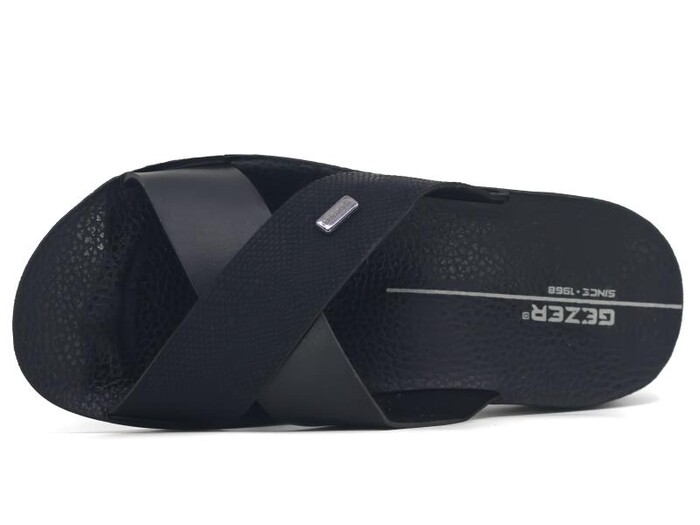 Gezer Merdane 15832.00 Çapraz Günlük Terlik Siyah - Gezer (1)